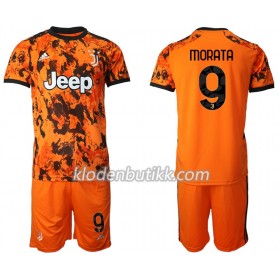 Juventus Morata 9 Barn Tredjedraktsett 2020-2021 Kortermet (+ Korte bukser)